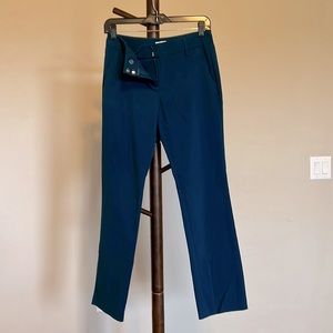 Teal business casual pants from NY&co